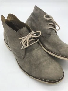 Cole Haan graue Waschung abgenutzt Wildleder Leder Chukka Stiefel Größe 10,5 M - Bild 1 von 6