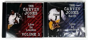 Lot of 2 The Carvin Jones Band CDs - Live in London Volume 1 & Volume 2 (Sealed) - Picture 1 of 3