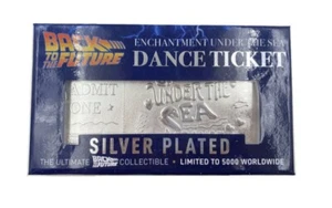 Retour vers le futur réplique Enchantment Under The Sea Ticket Limited Ed 464805 - Imagen 1 de 4