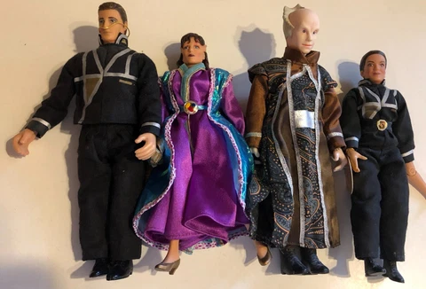 Babylon 4 JOHN SHERIDAN & DELENN Action Figures 6" Premiere 1997 Cover