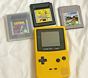 GameBoy Color Handheld Console Original Vintage Gameboy Cartridges 1987 Nintendo - Picture 1 of 16