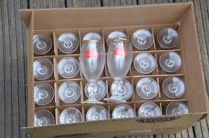 24x Stella Artois Kelch halbes Pint 10 Unzen Bierglas VOLLES ETUI Brandneu CE M16 - Bild 1 von 17