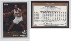 2009-10 Topps Chrome /999 Gilbert Arenas #95
