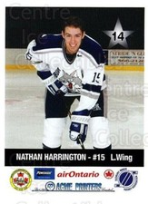 2000-01 Sudbury Wolves Police #14 Nathan Harrington