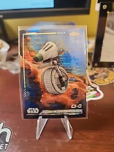 2024 Topps Chrome Star Wars Blue Pulsar Delight D-0 SP 111 - Picture 1 of 2