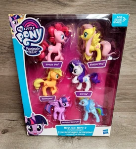 My Little Pony Ponies Collection Doll Playset Meet The Mane 6 Figures Toy NEW - Picture 1 of 4