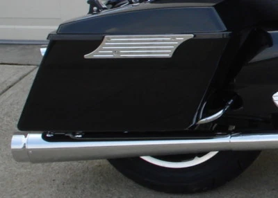 ADN 4" CROMO ESTILO SILENCIADORES CÓNICOS SLIP-ONS HARLEY TOURING 95-16 Foto 1 de 4