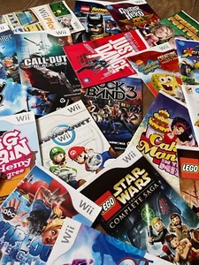 Nintendo Wii Game Instruction Manuals/Booklets ONLY AUTHENTIC BUY 3 GET 1 FREE!! - Picture 1 of 62