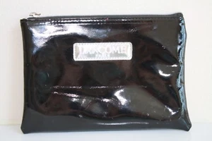 New Black Patent Purse Wristlet Makeup Case Cosmetic Bag Clutch - Bild 1 von 4