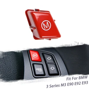 Botón Modo M Rojo Para BMW Serie 3 M3 E90 E93 Auto Accesorios Interruptor Reemplazar - Imagen 1 de 9