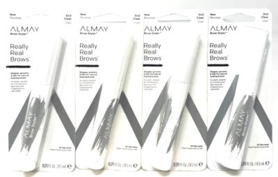 (4) Almay Really Real Brows Brow Styler 0.29 fl oz Each Sealed 040 - Clear - Image 1 of 3