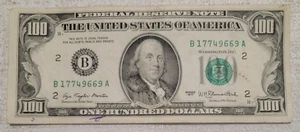 1977 $100 Bill Old US Currency - Picture 1 of 2