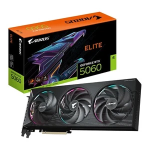 AORUS GeForce RTX 5060 ELITE GDDR7 Graphics Card, 3840 CUDA Cores, 3x DisplayPor - Picture 1 of 5