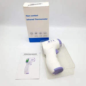 Forehead Digital Non-contact Infrared Thermometer Data Storage Backlight Tested - Picture 1 of 7
