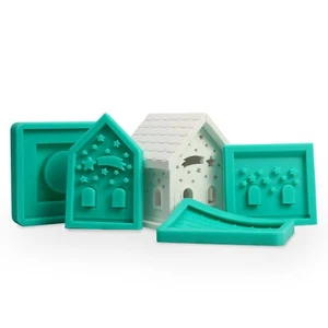 Stampo in silicone ""Casa stelle"" per creare magiche casette 3D luci da tè - Foto 1 di 66