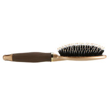 Boar Bristle Hair Brush -static Puddle Comb Nylon Massage Hair Care S9A0