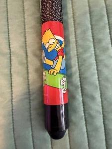Vintage 2003 Simpsons Bart Pool Billiards Cue Stick 58” Matt Groening - Picture 1 of 13