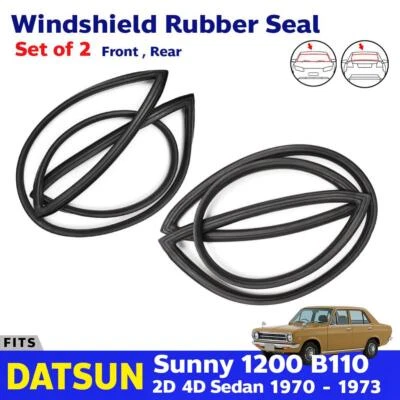 Weatherstrip  Windshield Rubber Seal For Datsun B110 1200 Sedan Foto 1 de 4