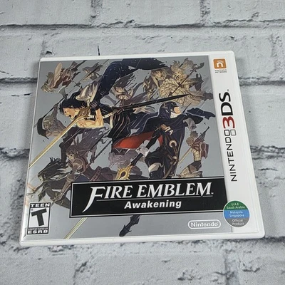 Fire Emblem Awakening 任天堂 3DS 盒手册和插入无游戏原始设备制造商 — 第 1/4 张图片