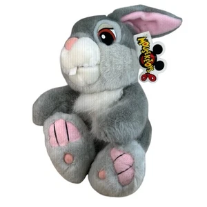 Vintage Thumper Bunny Rabbit from Bambi Disney Store Plush Mouseketoys Tags - Picture 1 of 18