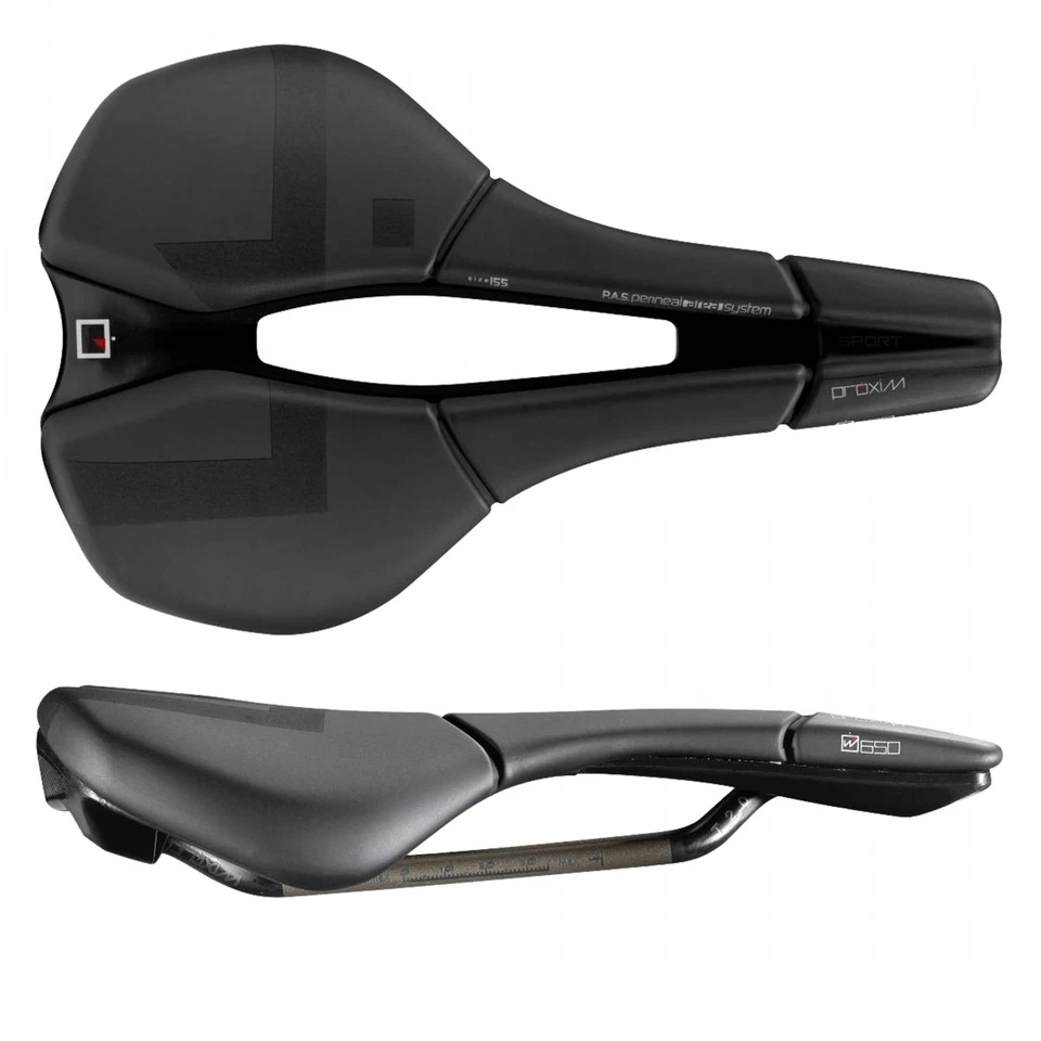 Prologo Saddle Proxim W650 Sport 155 T2.0 Hard Black