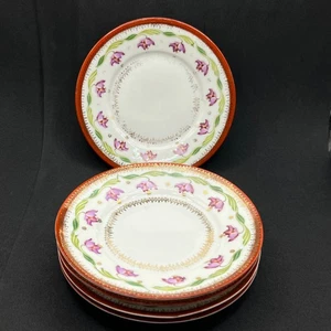 Royal Rudolstadt Prussia Set of 5 Stunning Antique Porcelain Plates - Picture 1 of 8