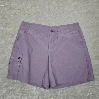 Patagonia Shorts Womens 10 Purple Outdoor Hiking Pockets Quick Dry Lightweight — 第 1/4 张图片