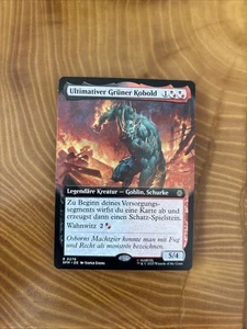 Ultimativer Grüner Kobold Magic The Gathering Full Art R276 SPM Rare - Bild 1 von 3