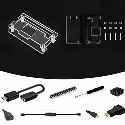Raspberry Pi Zero 2 W Case Kit with Raspberry Pi Zero 2 W Case Power Supply - Image 1 of 4
