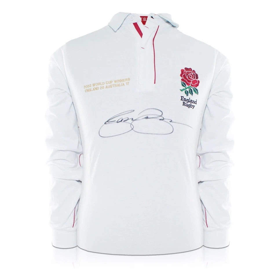Camiseta de rugby de Inglaterra firmada por Jason Robinson Foto 1 de 3