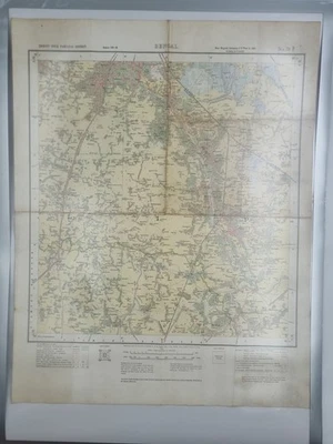 1930s Survey of India Map – Bengal – Twenty-Four Parganas District – Sheet 79B – - Image 1 of 4