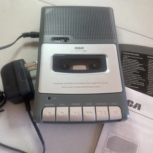 RCA RP3503 Personal Portable Cassette Recorder Player w/ Mic + Power Adapter - Picture 1 of 12