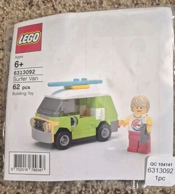 Novo LEGO Promocional 6313092 Van de Surfista Promo Selado de Fábrica - Raro - Imagem 1 de 2