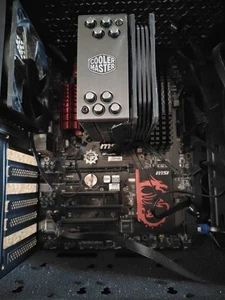 i7 4790k CPU 32GB Ram MSI gaming Z87-G43 Motherboard + Cooler Master 212 - Picture 1 of 4