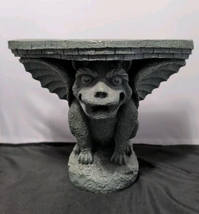 Gargoyle Statue Shelf Resin Interior Exterior Garden Decor - Picture 1 of 5