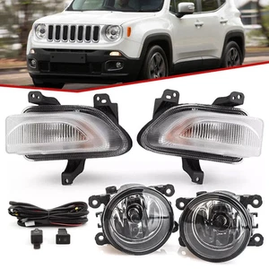 Left&Right Park Turn Signal Lamp Fog Lights Harness For Jeep Renegade 2015-2018 - Bild 1 von 16