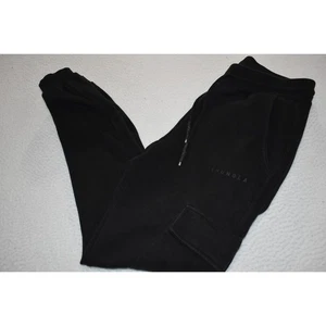 Pantalones deportivos YoungLA cargo para hombre talla grande rendimiento cónico negros - Imagen 1 de 8