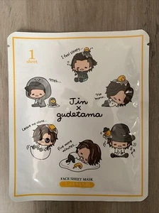 Jin Akanishi Gudetama Collaboration Face Mask 1 sheet mask - Picture 1 of 4