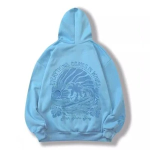 Women Chasing Sunset Heavyweight Hoodie Solid Hoodie Sweatshirt Loose Freizeit~ - Bild 1 von 20