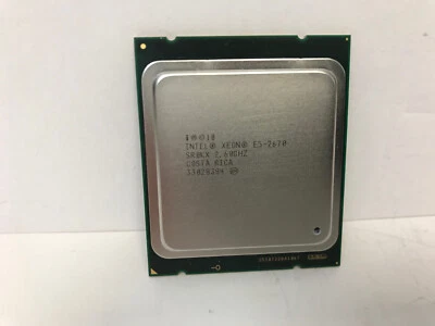 INTEL XEON E5-2670 2.60GHZ 8 CORE SR0KX LGA 2011 CPU PROCESSOR  QTY 25 - Image 1 of 3
