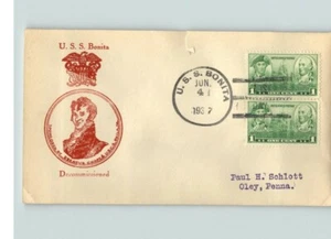 U.S.S. BONITA Navy Ship, De-Commissioned in 1937, pair Navy Heroes - Picture 1 of 1