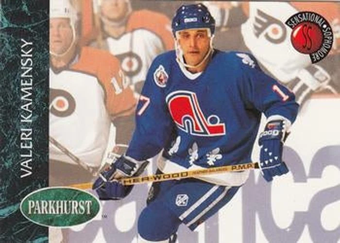 #230 Valeri Kamensky - Quebec Nordiques - 1992-93 Parkhurst Hockey - Image 1 of 1