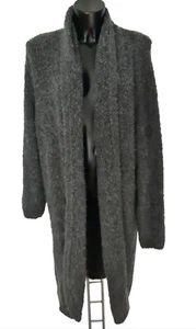 Better Rich Kuscheliger Damen Strickmantel Cardigan Grau Alpaka Wolle Gr. L - Bild 1 von 4