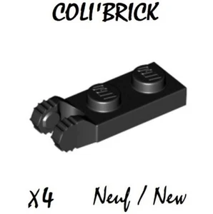 Lego 54657 - 4x Scharniere / Scharnier flach 1x2 - schwarz / black - NEW Neu - Bild 1 von 1