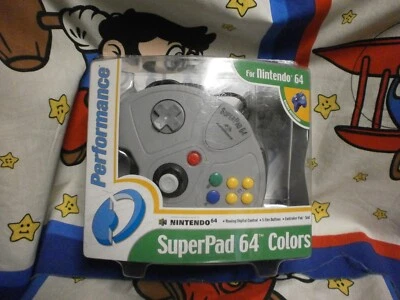 Performance SuperPad 64 for Nintendo 64 Grey with Keychain BRAND NEW - Image 1 of 2