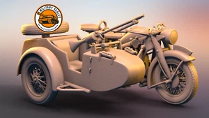 Zundapp KS750 with sidecar 1:87 - Zdjęcie 1 z 8