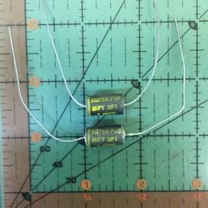 .1uF 200v CORNELL DUBILIER AXIAL METAL Film Capacitor MPY2P1 100nF  AUDIO 2pcs - Picture 1 of 1