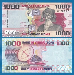 Sierra Leona 1000 Leones P 30f 2021 UNC (P 30 f) - Imagen 1 de 1