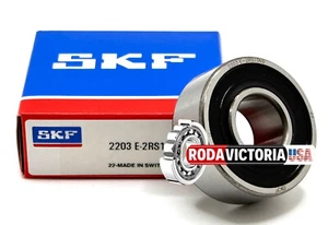 SKF 2203 E 2RS1 TN9 SELBSTAUSRICHTENDES KUGELLAGER, GUMMI VERSIEGELT 17x40x16mm - Bild 1 von 4