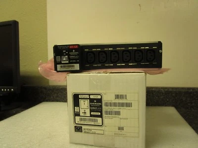 New Emerson Liebert Receptacle Management 6 Outlet Power Control Unit SheetF/C13 - Image 1 of 4